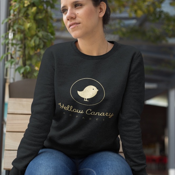 Crewneck Sweatshirt by Yellow Canary Apparel - New - Picture 4 of 4
